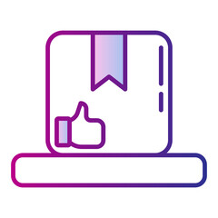 good hand and box icon