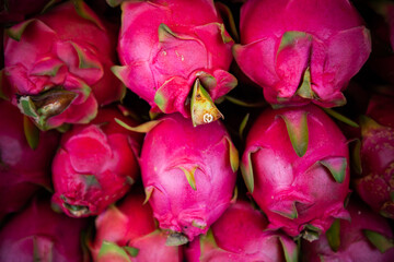 Dragon fruit background.