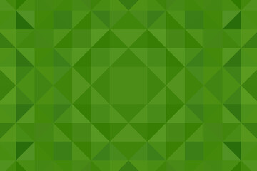 Abstract modern green background with big geometrical shapes. Pixel background