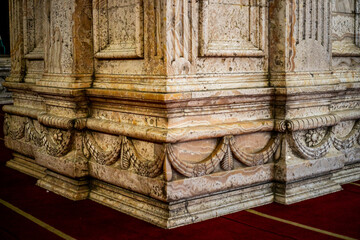 marble column, Pillars Salah Al-Din Al-Ayoubi Castle, Salah Salem Street, Cairo