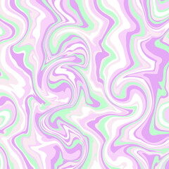 Marbled texture vector design. Neon colors mixed liquid decorative creative background. Pink, green, blue, white colorful fluid illustration for fabric, textile design