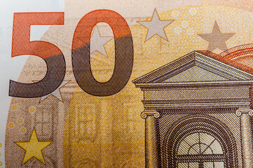 Finanzen - Einkommen - Altersvorsorge - Fördermittel - 50 Eurogeldscheine
