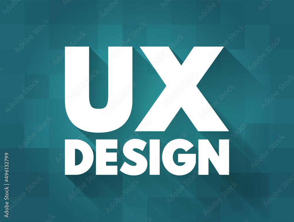 Poster ux design - process of creating evidence-based, interaction designs between human users and products