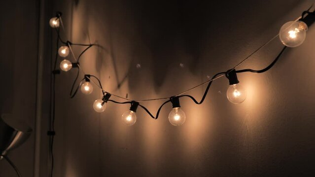 Hanging Indoor String Light Decoration Wide Moving