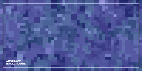 blue abstract geometric pixel square tiled mosaic background