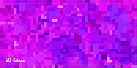 purple abstract geometric pixel square tiled mosaic background