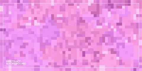 pink abstract geometric pixel square tiled mosaic background