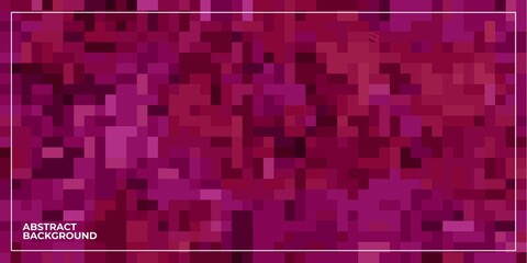 red abstract geometric pixel square tiled mosaic background