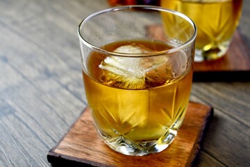 Bourbon over ice