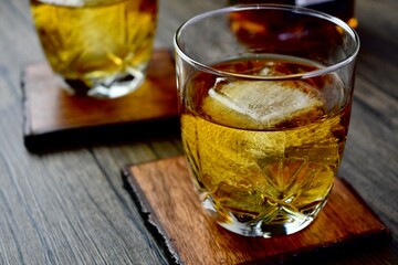 Bourbon over ice