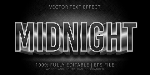 metal Editable Text Effect