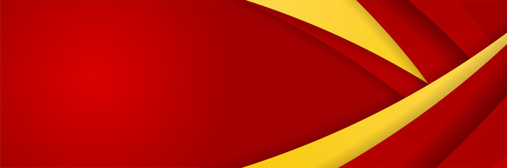 Modern abstract red orange yellow banner background design. Vector abstract graphic design banner pattern background template illustration.