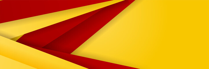 Modern abstract red orange yellow banner background design. Vector abstract graphic design banner pattern background template illustration.