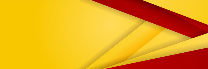 Modern abstract red orange yellow banner background design. Vector abstract graphic design banner pattern background template illustration.