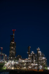 四日市の工場夜景