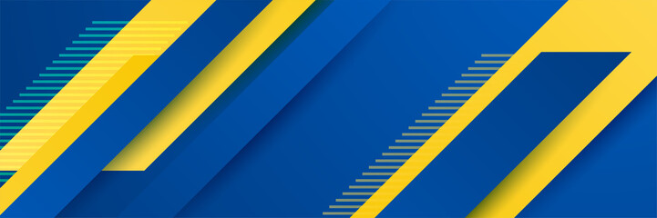 Blue and yellow orange background with stripes. Vector abstract background texture design, bright poster. Abstract background modern hipster futuristic graphic. Multi-layer effect with texture.