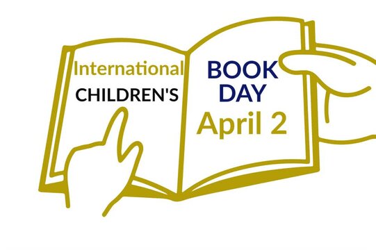 International children's book day on April 2 short video of color change
