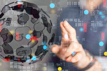 speaking bubble communication conference Digital Network