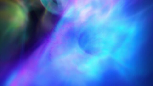 Deep Blue Green Magenta Atmosphere Ethereal Heaven Background Loop