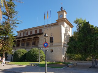 The historic “Consolat del Mar”(former maritime trade court), Palma, Mallorca, Balearic Islands, Spain