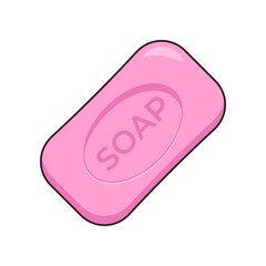 vector soap isolated on white background