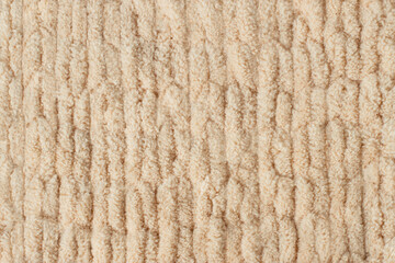 Texture of plush threads for knitting by fingers
