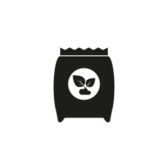 Fertilizer icon. Simple flat vector illustration on a white background