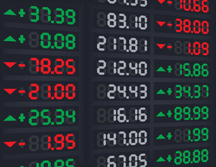 Stock dash board. vector illustration