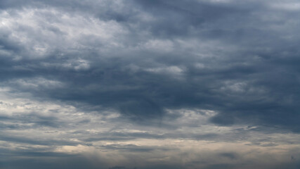 Background of storm clouds in the sky