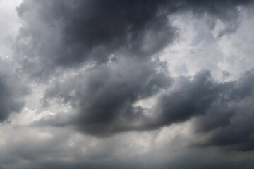 Obraz premium Dramatic sky with dark clouds