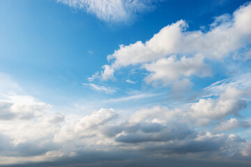 Cumulonimbus in the blue sky