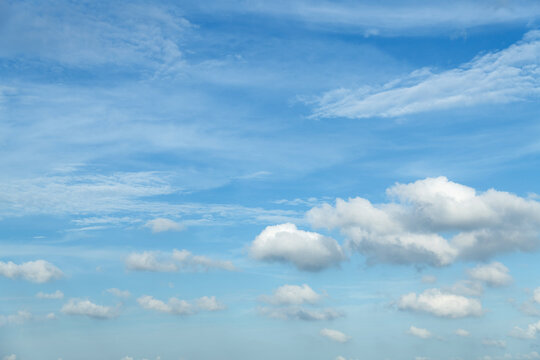 Blue sky with white clouds © xy