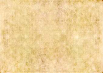 Texture of old brown or yellow paper with scratches. Texture of retro paper, parchment
