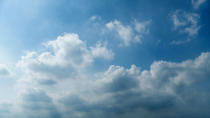 A large cloud in the sky