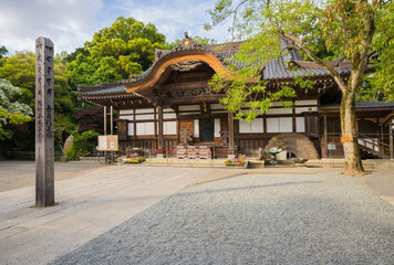 新緑　爽やか　寺　建築　深大寺