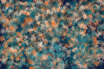 Colorful striped pattern. Wavy stylish abstract background.