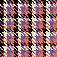 purple black orange seamless background Suitable for making various fabrics or jewelry objects