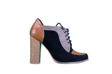 Shoes on a white background