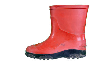 Shoes on a white background