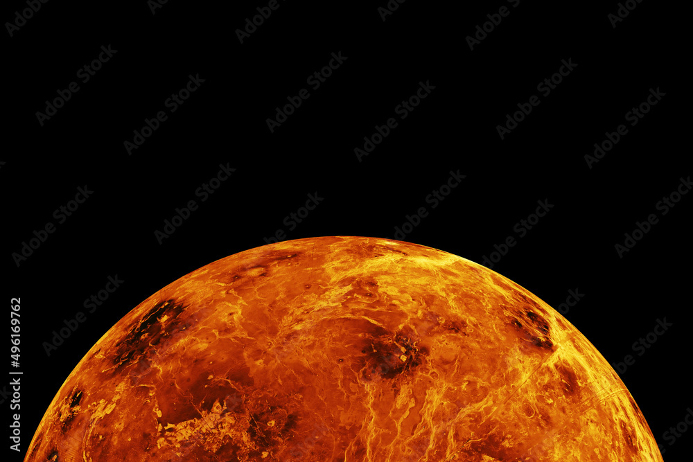 Canvas Prints planet venus on a dark background. elements of this image furnished by nasa