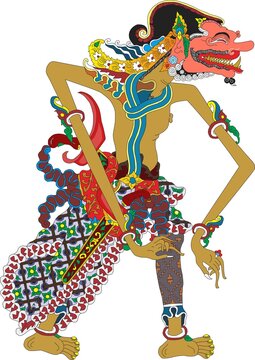Wayang Puppet - Cakil