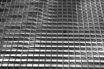 gray background, in the photo,metal lattice flooring.