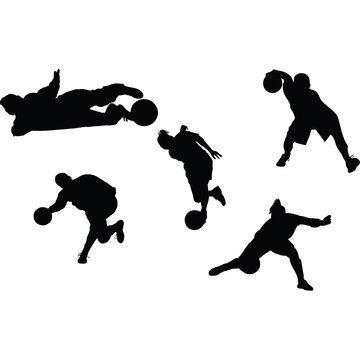 Goalball Silhouette Vector