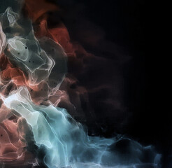 Alcohol ink modern abstract painting, contemporary contemporary art.