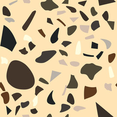 Fototapeta premium Terrazzo flooring vector seamless pattern. Vintage style. Graphic modern pattern. Seamless vector background.