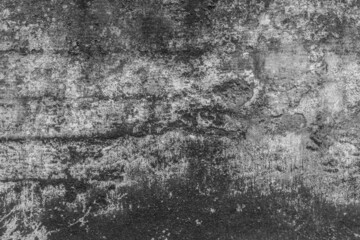 Old grunge wall black and white texture background dark weathered rough dirty