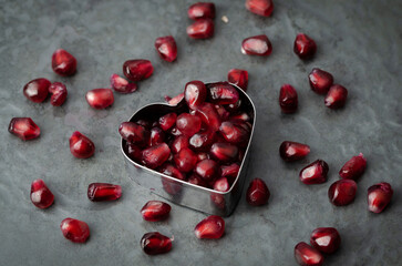 pomegranate seeds