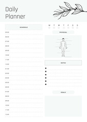 Daily Planner Sheet.