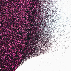 Purple Glitter Display Closeup