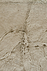 Water texture on a gray background